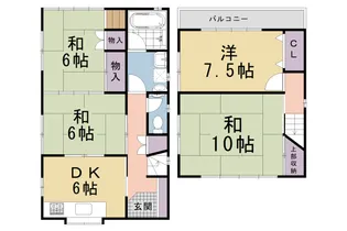 京都府京都市北区西賀茂鹿ノ下町【一戸建】の間取り