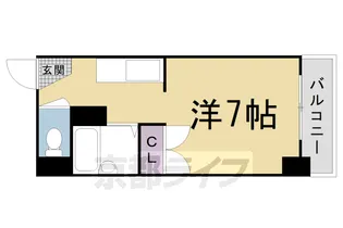 京都府京都市右京区西院下花田町【マンション】の間取り