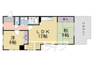 「サントル西京」【4階】の間取り