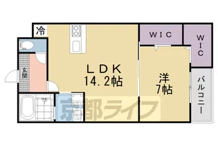 大阪府枚方市藤阪元町1丁目【マンション】の間取り