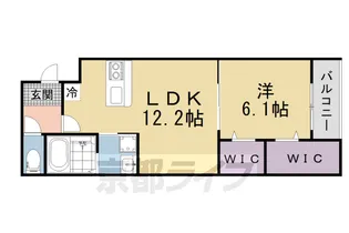 Wisteria terrace【302号室】の間取り
