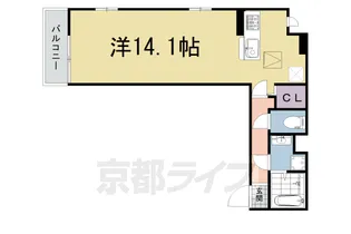 ガーデン・アイリス【1階】の間取り