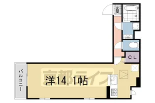 ガーデン・アイリス【1階】の間取り