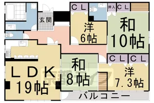 アッシジ・イグジット【4階】の間取り