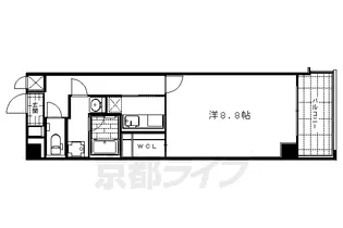 ビレイユ眞英西六角【2階】の間取り
