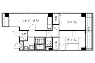 京都府京都市中京区新町通三条下ル三条町【マンション】の間取り