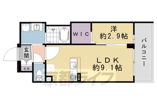 「ソルテラス京都JUJO薫」【2階】の間取り