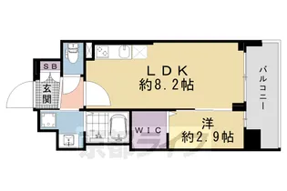 「ソルテラス京都JUJO薫」【3階】の間取り