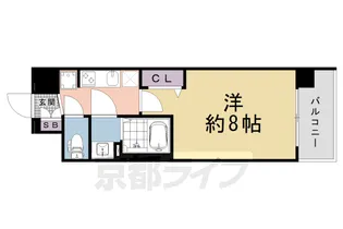 「ソルテラス京都JUJO薫」【7階】の間取り