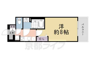 「ソルテラス京都JUJO薫」【2階】の間取り