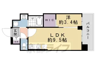 「ソルテラス京都JUJO薫」【2階】の間取り