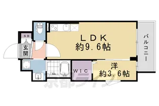 「ソルテラス京都JUJO薫」【6階】の間取り