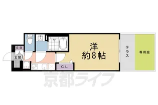 「ソルテラス京都JUJO薫」【1階】の間取り