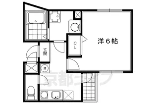 ヴィラート押小路【503号室】の間取り
