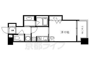 ブローニュ姉小路【2階】の間取り