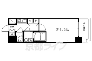 サムティ京都御池【11階】の間取り