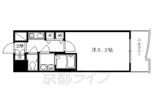 サムティ京都御池【3階】の間取り