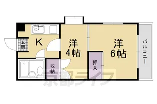 アーバンヒル太秦【3階】の間取り