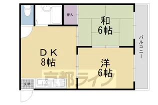 アーバンヒル太秦【2階】の間取り