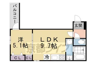 サンセレーノ minami【302号室】の間取り