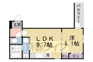 サンセレーノ minami【303号室】の間取り