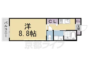 EMINAS北白川【2階】の間取り