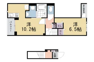 京都府宇治市大久保町井ノ尻【アパート】の間取り