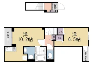 京都府宇治市大久保町【アパート】の間取り