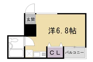 京都府京都市右京区西院西今田町【マンション】の間取り