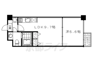 プラネシア烏丸御池【4階】の間取り