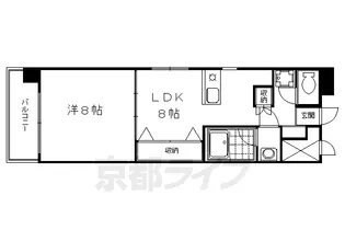 京都府京都市中京区三条通烏丸西入る御倉町【マンション】の間取り