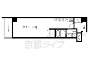 リンツ御池【8階】の間取り
