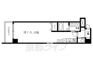 リンツ御池【6階】の間取り