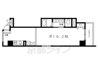 リンツ御池【7階】の間取り