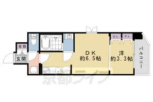 プレサンス十条凛華【1階】の間取り