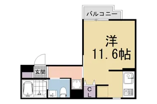 attrice一乗寺【4階】の間取り