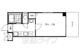 Vine Oak Noche【1階】の間取り