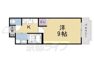(仮称)伏見区新町一丁目マンション【206号室】の間取り