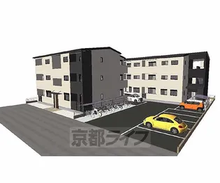 Claris西院A棟【2階】の外観