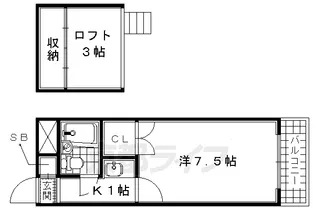 ヨーロピアン15番館【1階】の間取り
