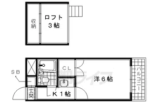 ヨーロピアン15番館【2階】の間取り