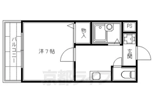 famille北清【208号室】の間取り