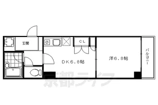 ボンネール葵【603号室】の間取り