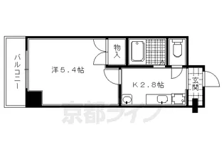 ボンネール葵【207号室】の間取り