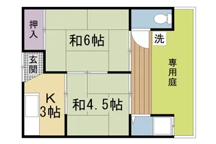 第二福寿荘【1階】の間取り
