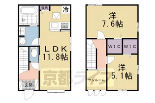 K’SⅠ【1階】の間取り