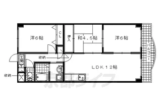 Cue Life【208号室】の間取り