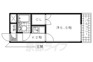 ヨーロピアン3番館【204号室】の間取り