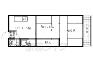 藤井マンション【312号室】の間取り