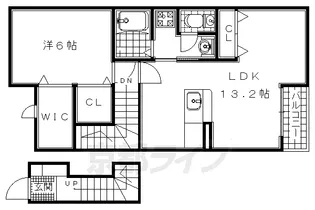 「メゾン・ド・ルミエールⅠ」【2階】の間取り